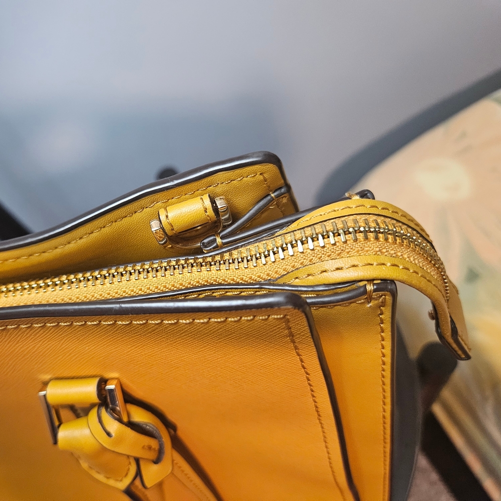 Michael Kors Mustard Yellow Satchel - Picture 4 of 13